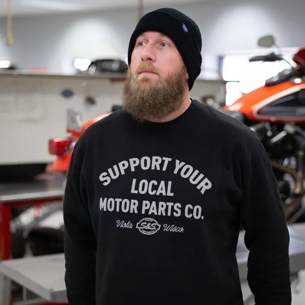 SWEAT SHIRT S&S BLACK S