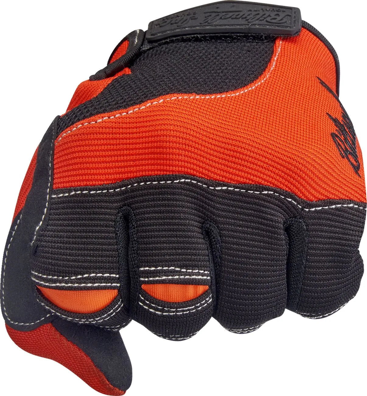 GLOVES MOTO ORG/BLK