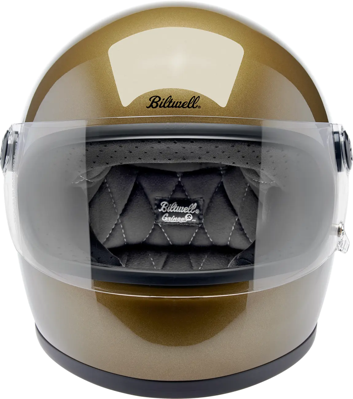 HELMET GRINGO S UGLY GOLD METALLIC