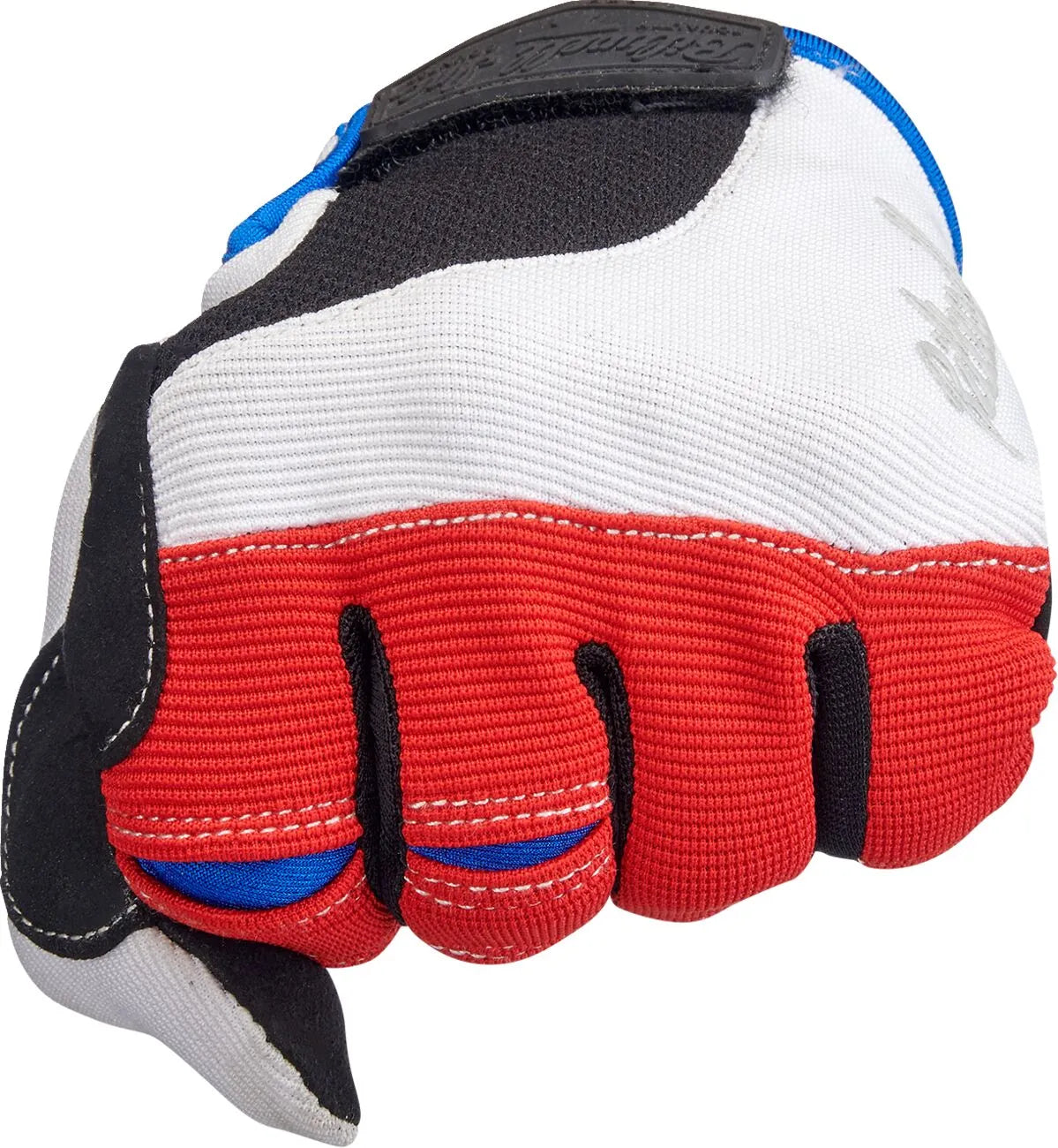 GLOVES MOTO RD/WH/BL