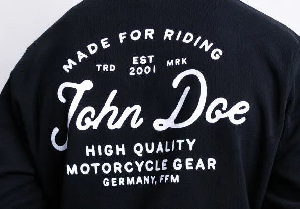 HOODIE JD LETTERING BLACK