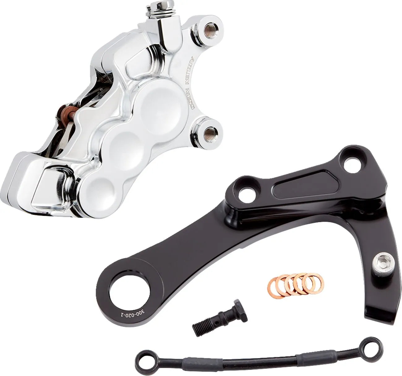 CALIPER - 6 PISTONS - M8 18-UP - CHROME - REAR