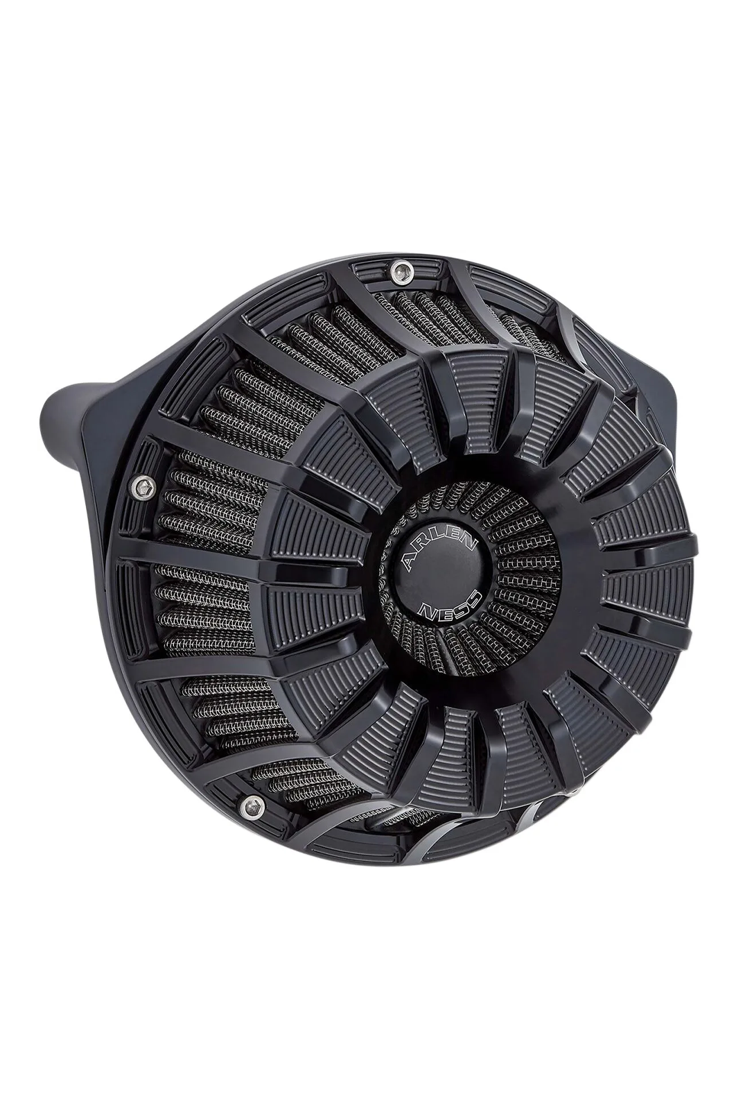 AIR CLEANER - 15 SPOKE - M8 17-23 - BLACK