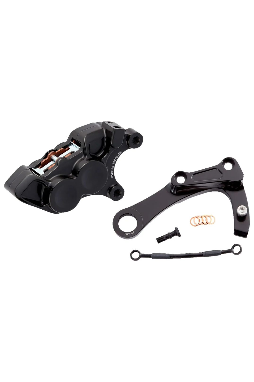 CALIPER - 4 PISTONS - M8 18-UP - BLACK - REAR