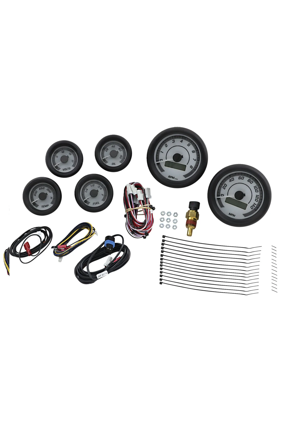 GAUGE 6PK WHT/GRAY BLK