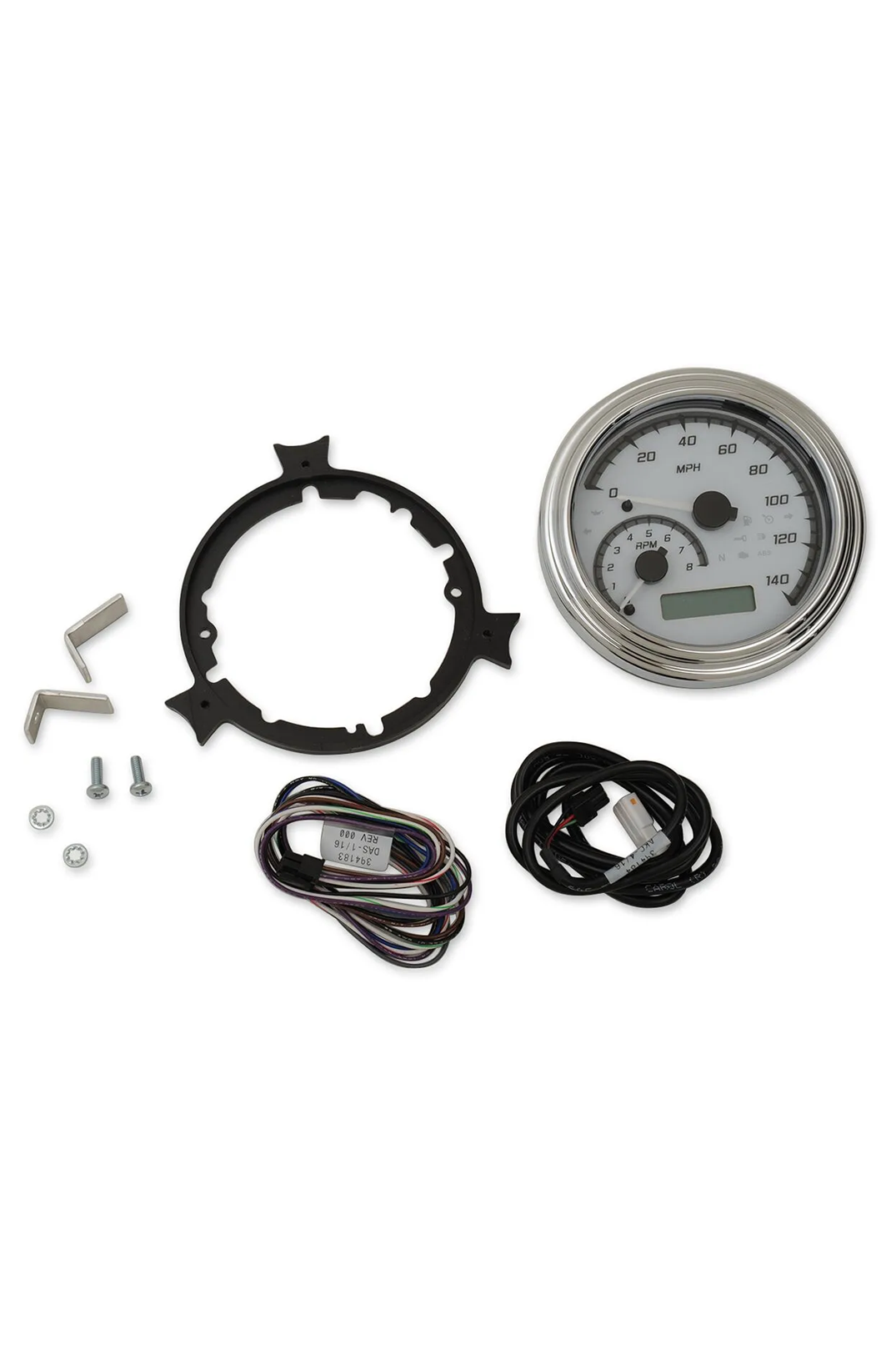 GAUGE TANK WHT/GRY CHR MVX-2004