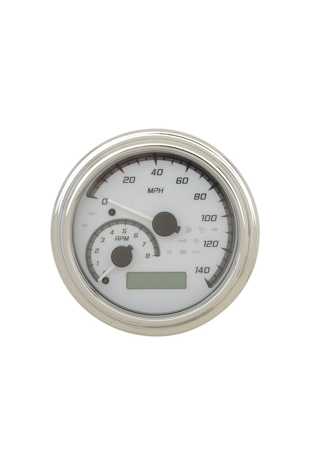 GAUGE TANK WHT/GRY CHR MVX-2011