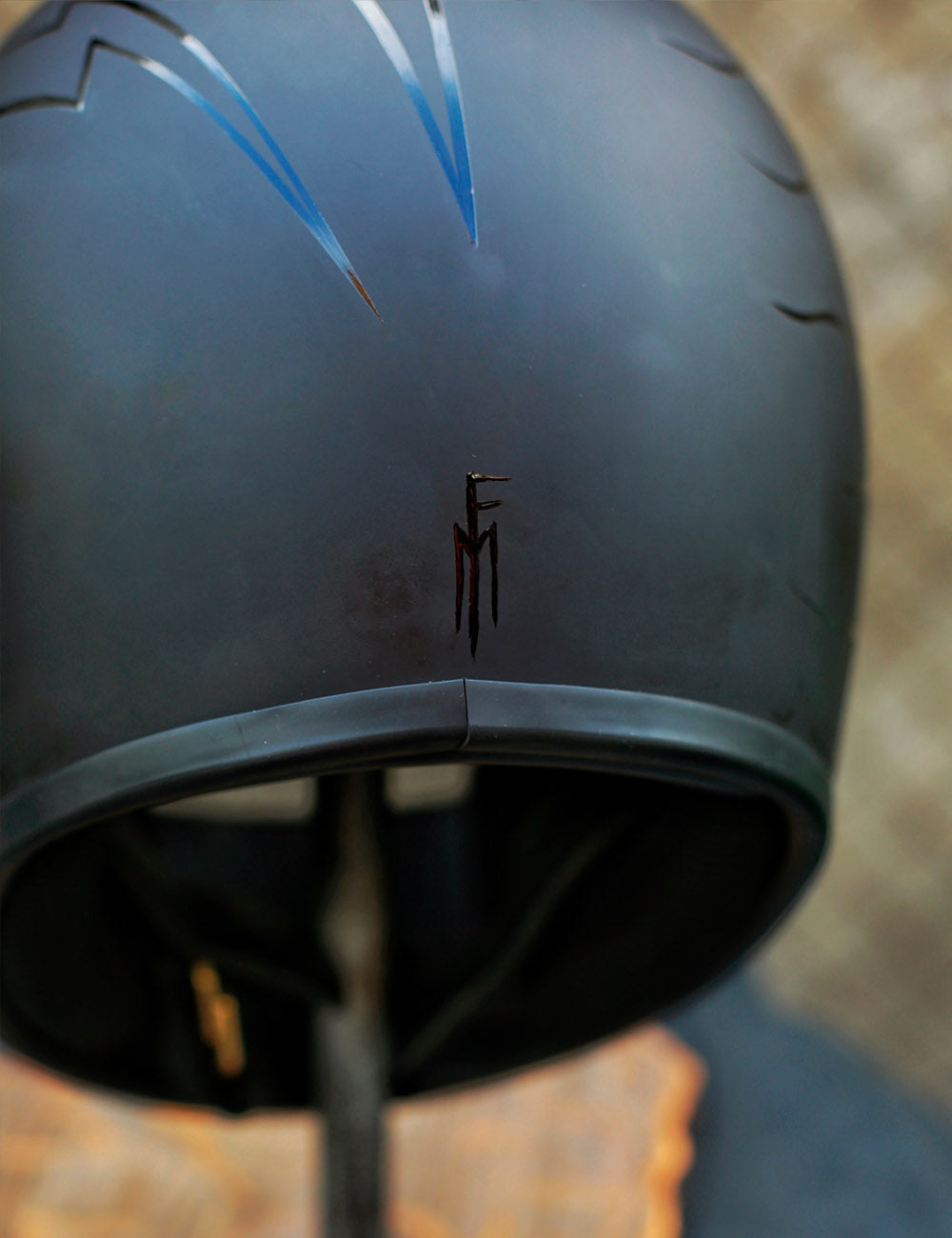 Custom helmet BLACK SPIRIT