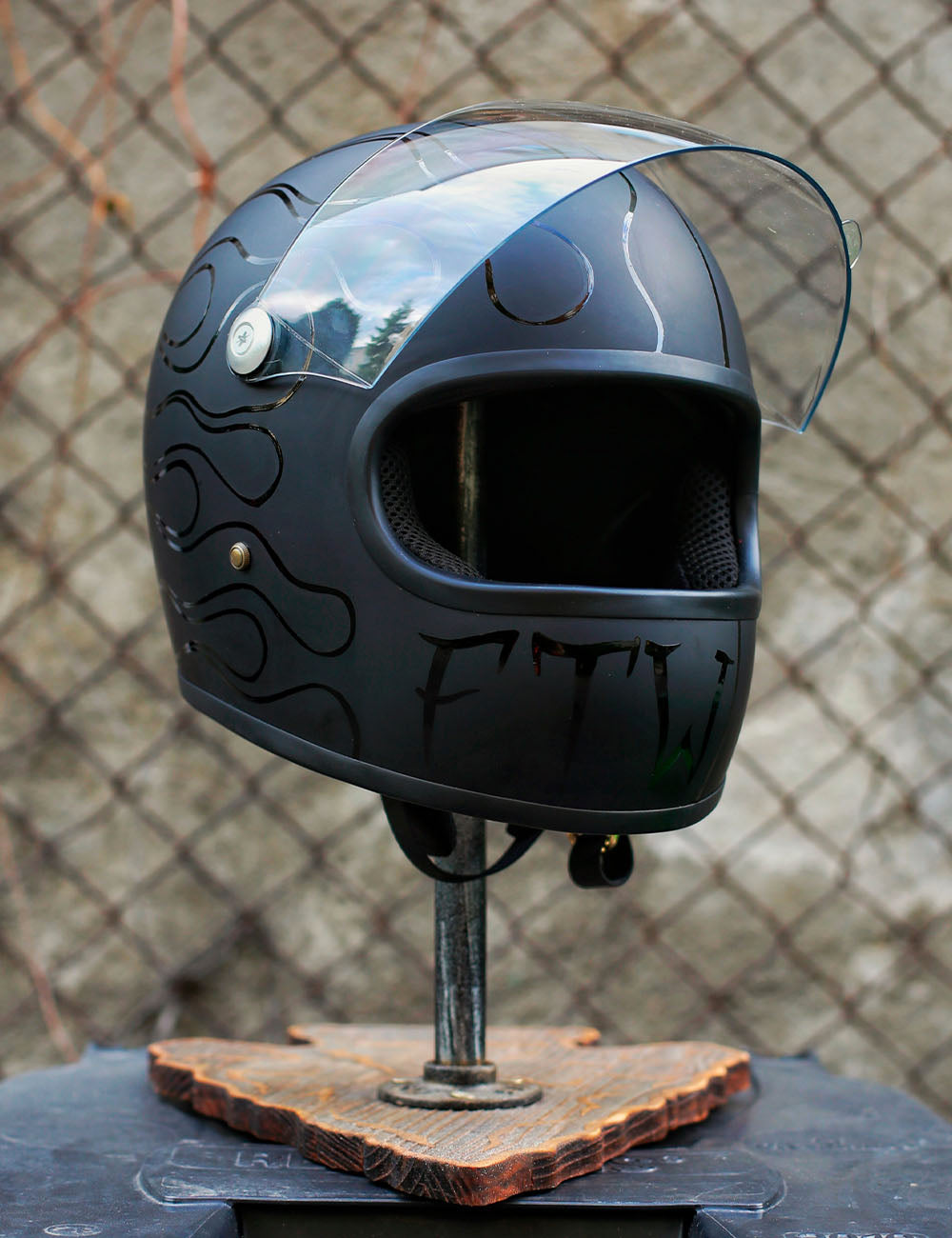 Custom helmet BLACK SPIRIT