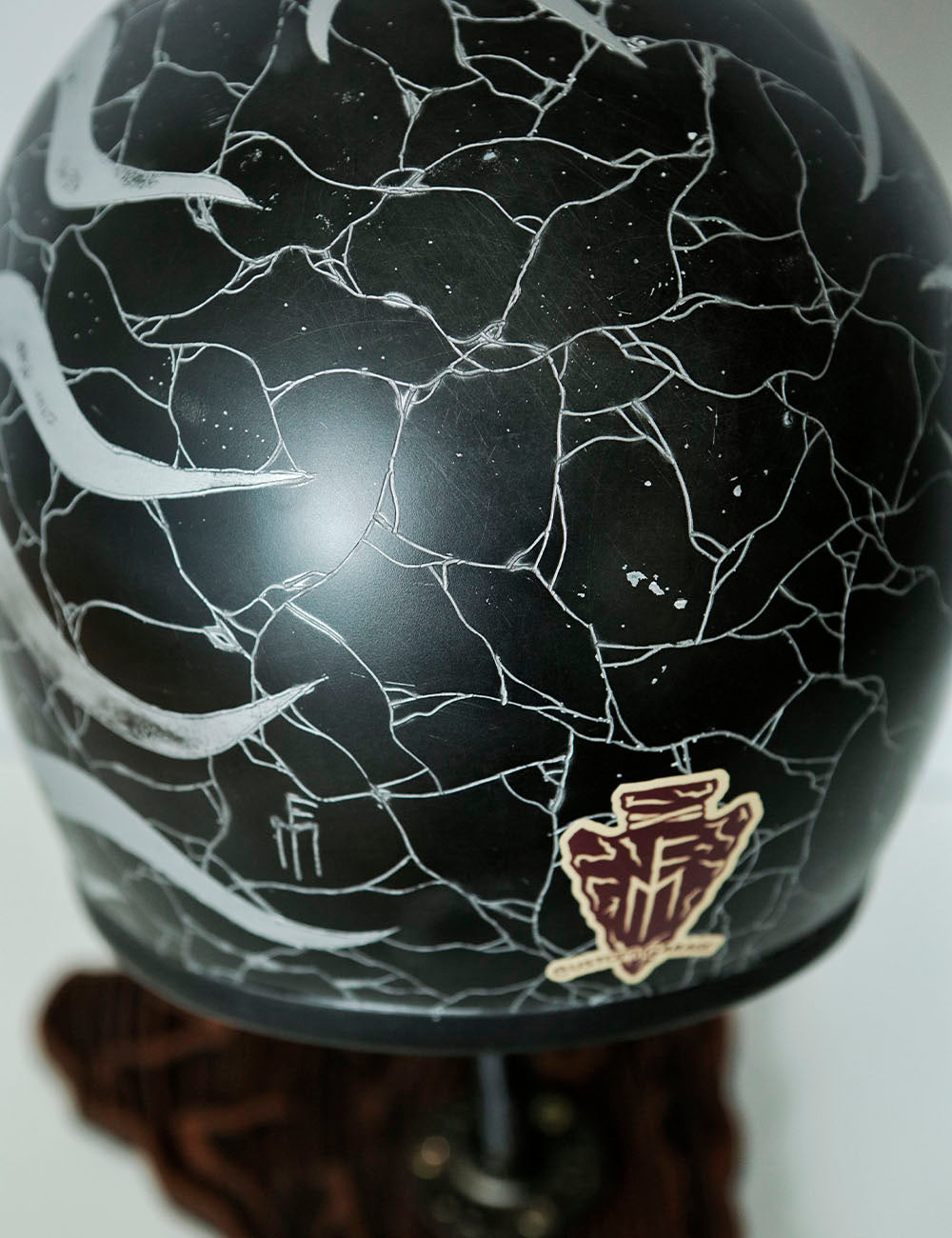 Custom helmet THUNDER GRAY