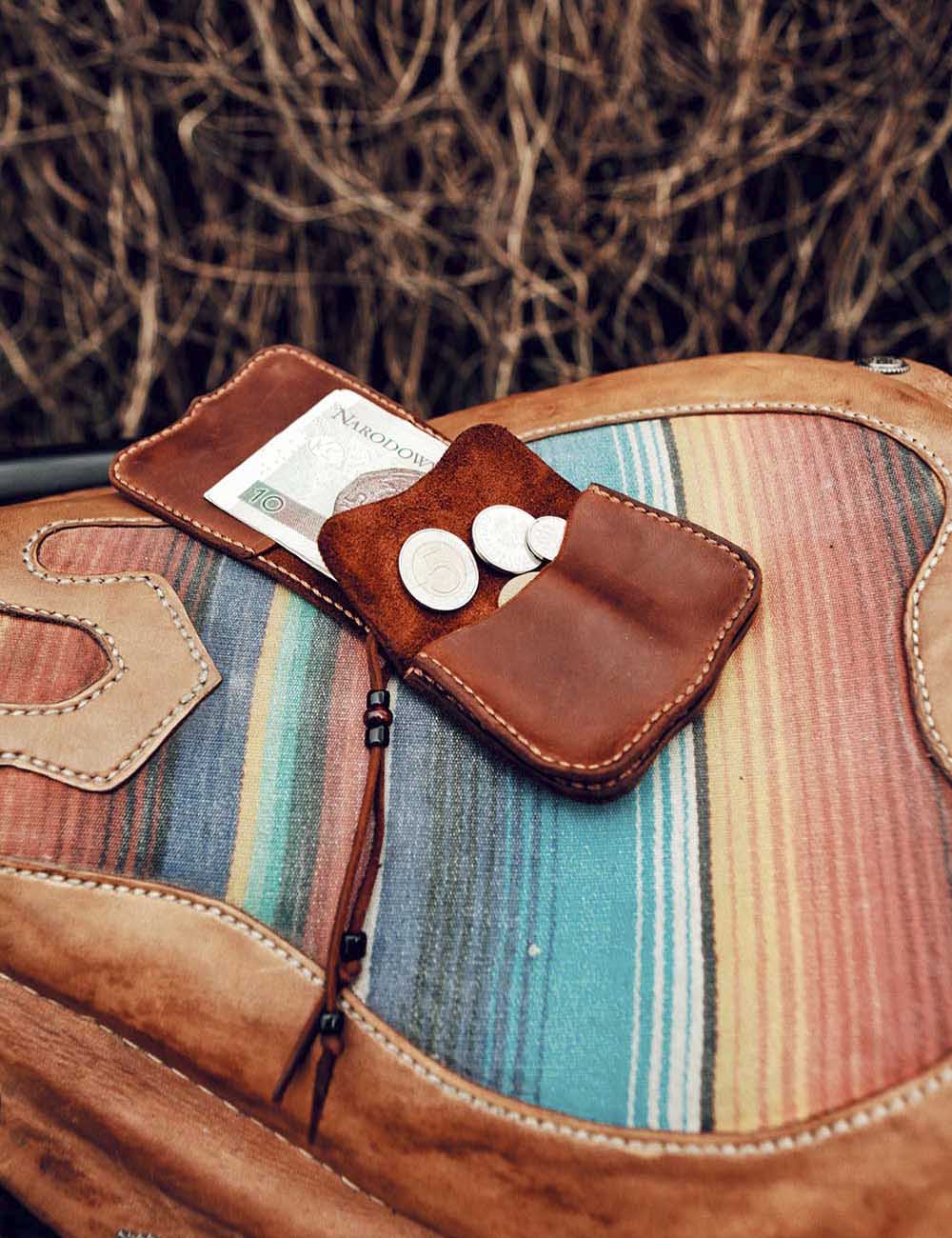 CRAZY HORSE Leather wallet