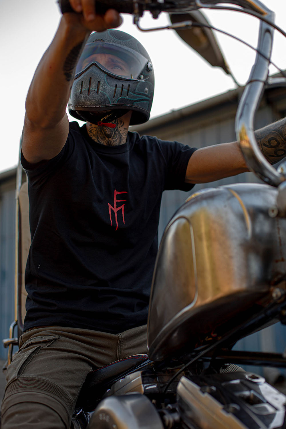 T-Shirt MF red logo