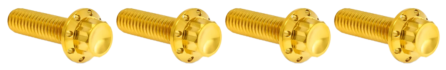 BRAKE AND PERCH TITANIUM 12-POINT BOLT KITS