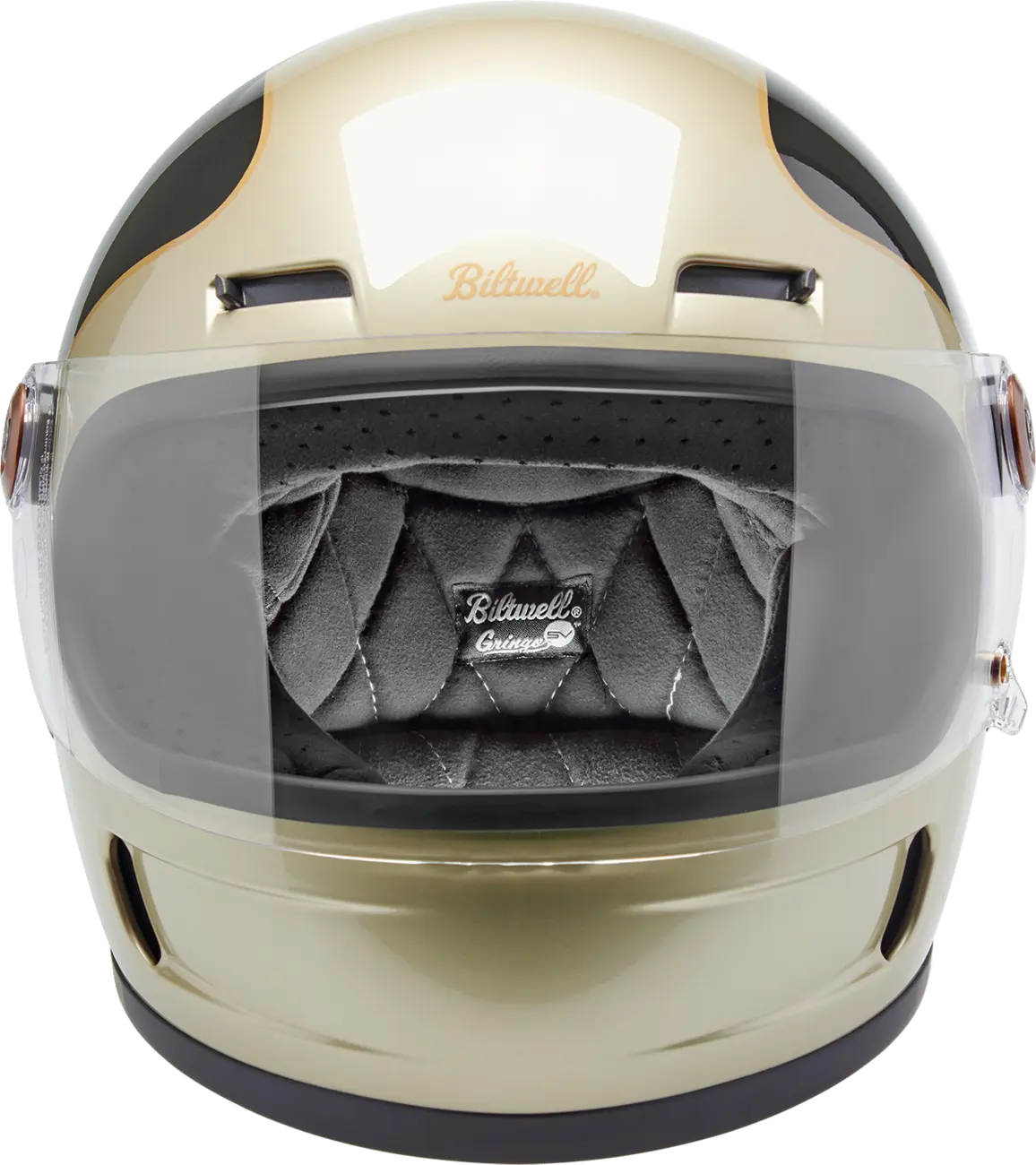 BILTWELL Gringo SV Helmet GLOSS METALLIC CHAMPAGNE/CHARCOAL TRAKR