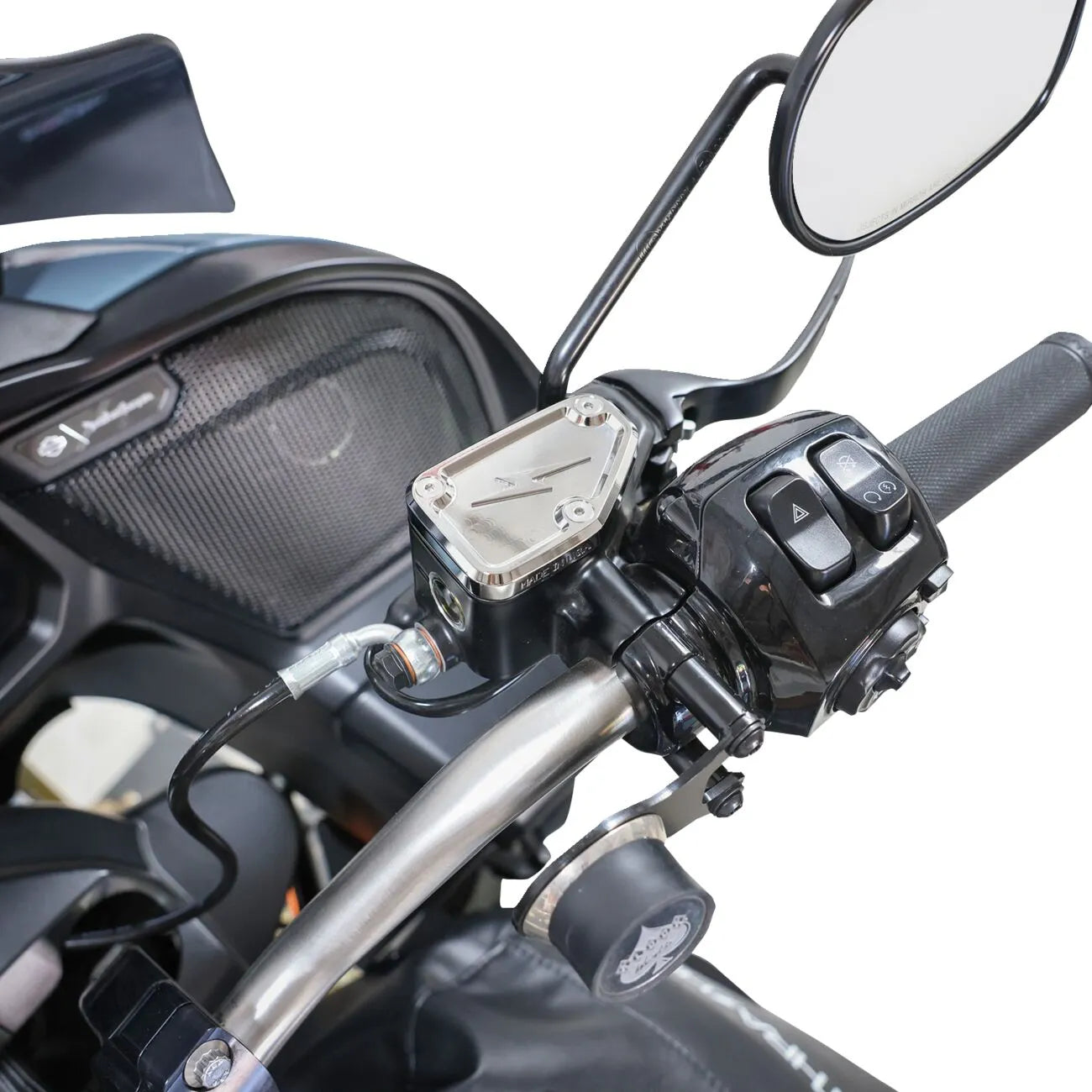 CAP RESERVOIR BRAKE FRONT 24 TOURING CHROME