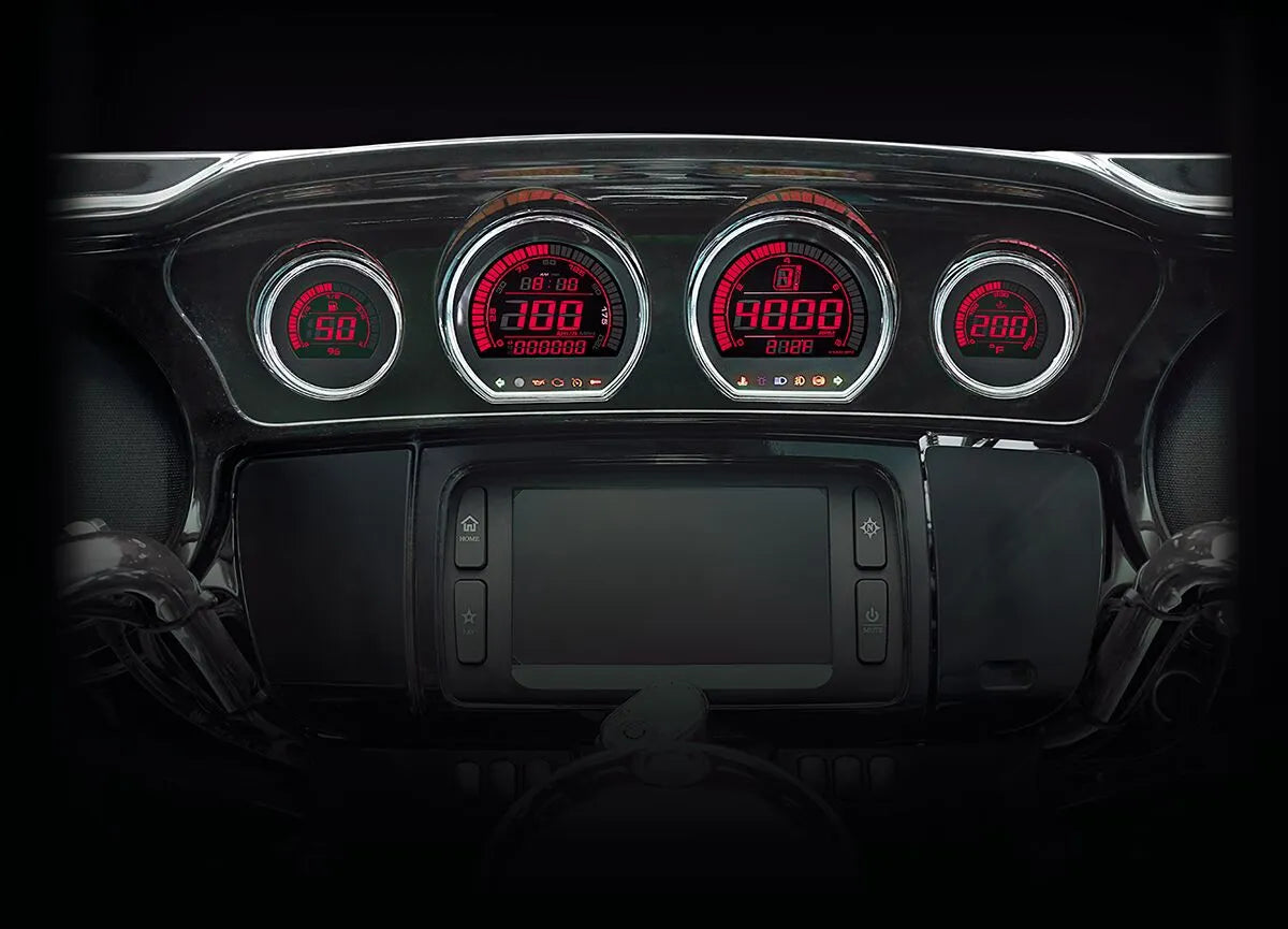 GAUGE SET HD-6 GAUGES BK