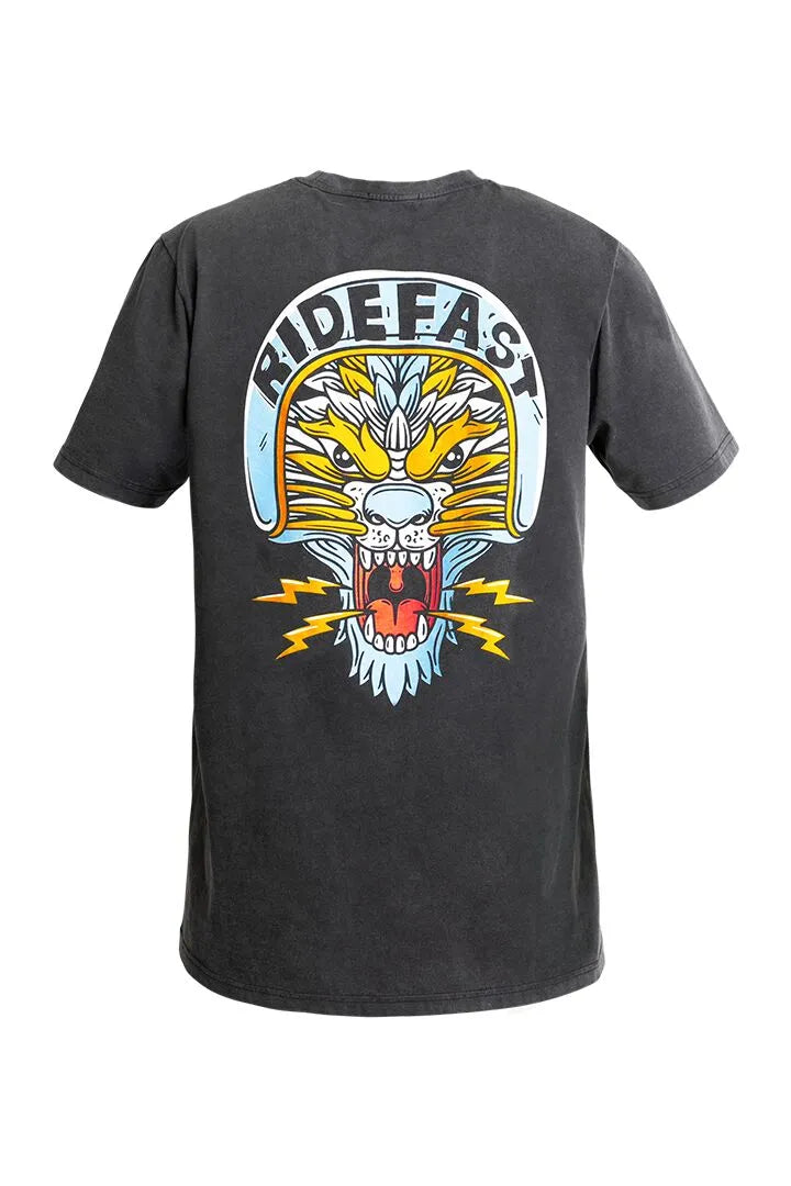 TEE LION FADED BLACK