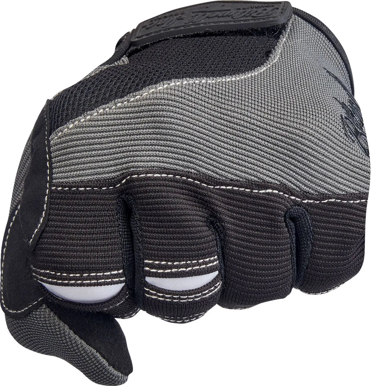 GLOVES MOTO GRY/BLK