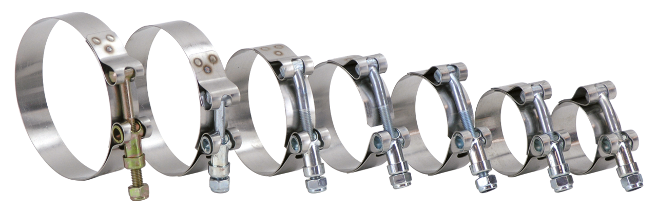 SUPERTRAPP'S T-BOLT STYLE MUFFLER CLAMPS