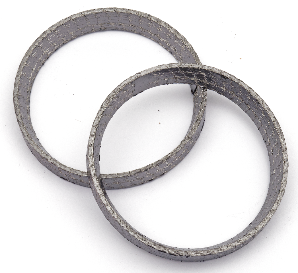 EXHAUST GASKETS FOR V-ROD - Fits V-Rod 2002-2008, Stock replacement, set of two (OEM 65109-01)
Strongly recommended to replace when re-fitting the stock headers or an aftermarket exhaust system. | V-Rod