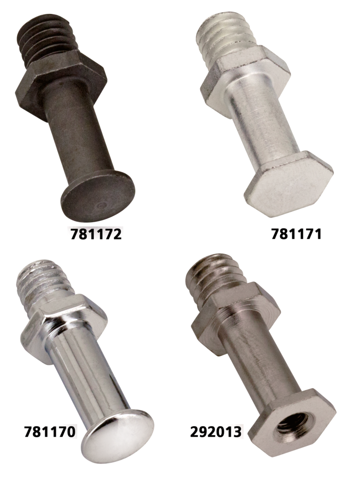 KICK-STARTER SPRING STUD - Parkerized, 1936-1958 style, V-Twin Mfg. (OEM 33090-36)
Fits all 4 Speed Big Twin 1936-1985 and most aftermarket kickstarter kits. | Big Twin | FX | Softail | Touring