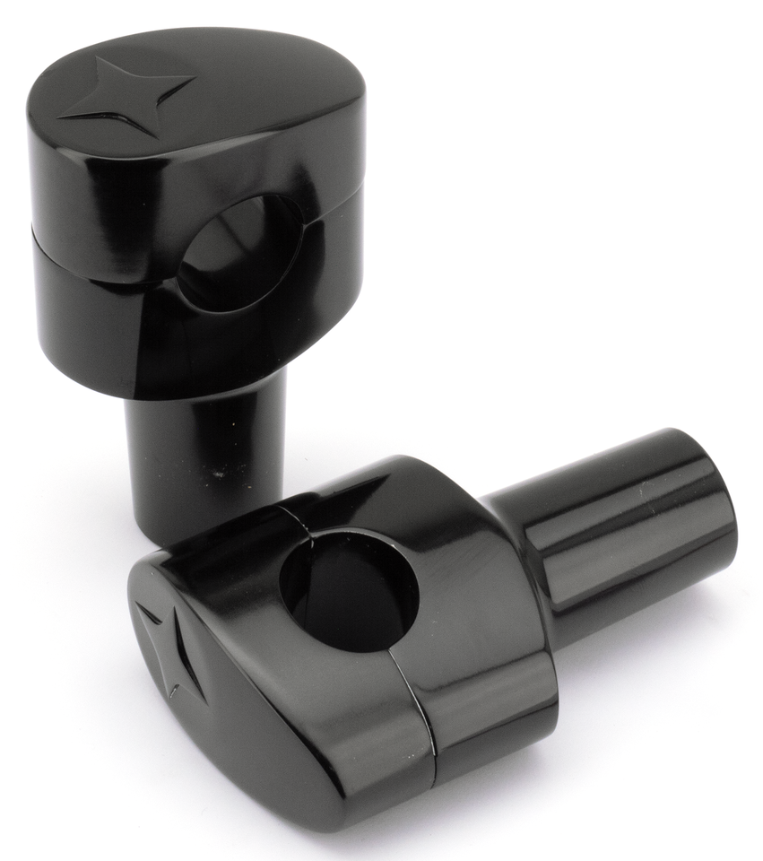 FUSION BILLET TAPERED OVAL HEAD RISERS | Big Twin | Dyna | FX | FXR | Servi-Car | Softail | Sportster | Touring | Trike