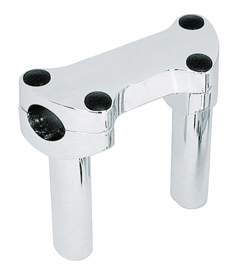 CHROME HANDLEBAR RISER AND CLAMP SETS | Big Twin | Dyna | FX | FXR | Servi-Car | Softail | Sportster | Touring | Trike