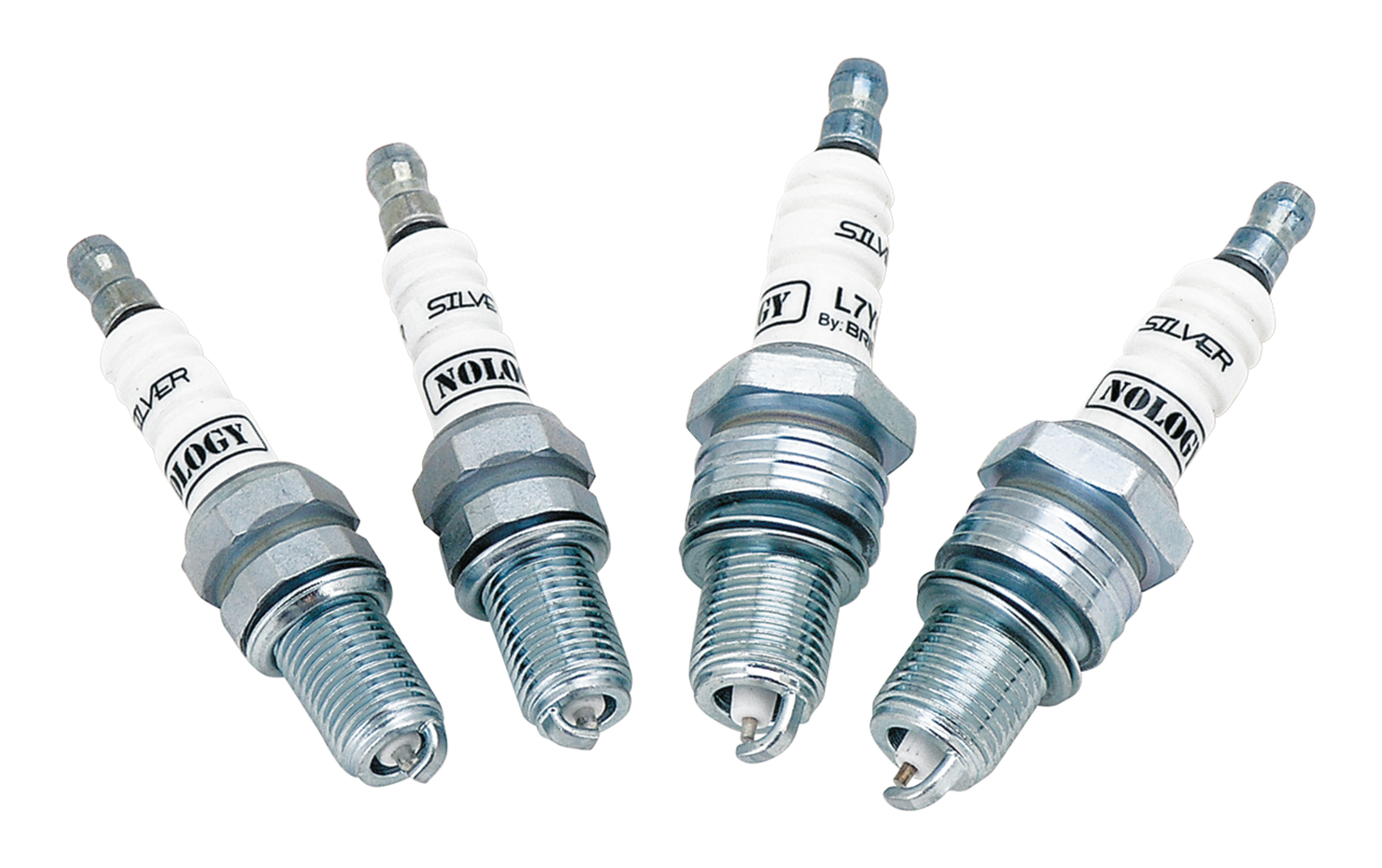 NOLOGY SILVER SPARK PLUGS | Big Twin | Dyna | FX | FXR | Softail | Touring