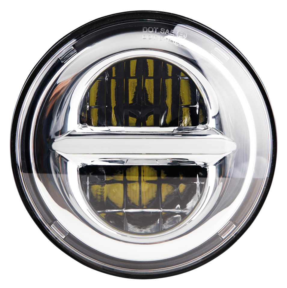 "THE BAR" NIGHTLIGHTER 5 3/4" LED HEADLIGHT UNIT | Dyna | FXR | Scout | Softail | Sportster | Street | V-Rod