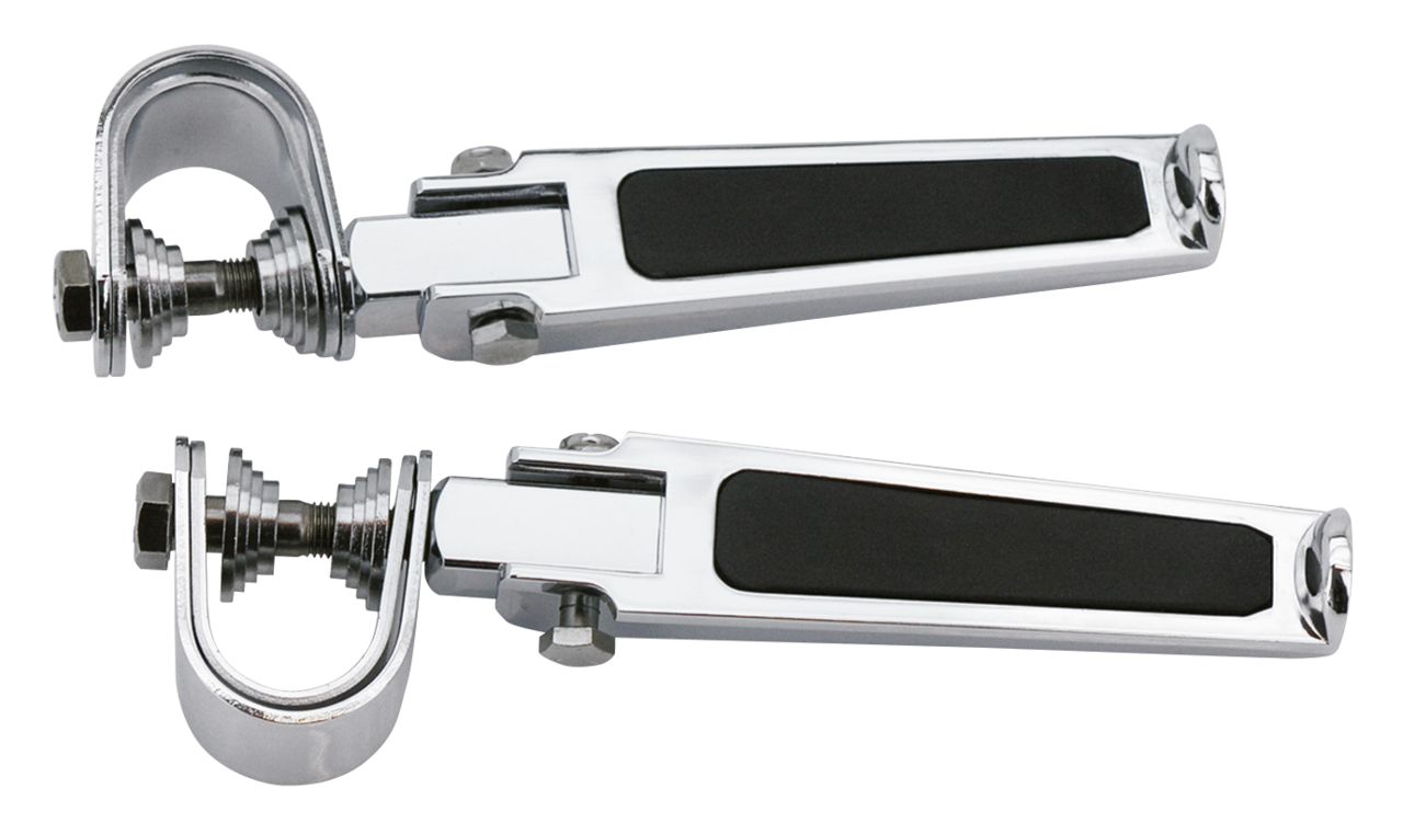 FOLDING CUSTOM FOOT PEGS WITH RUBBER INSERTS