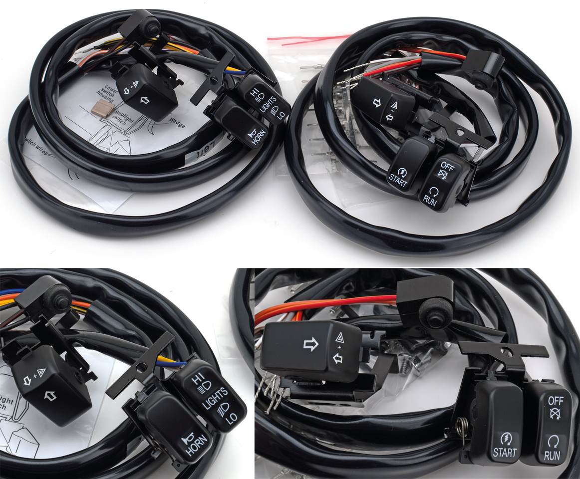 ERGONOMIC HANDLEBAR SWITCHES FOR 1996-2013 MODELS | Dyna | FXR | Softail | Touring | V-Rod