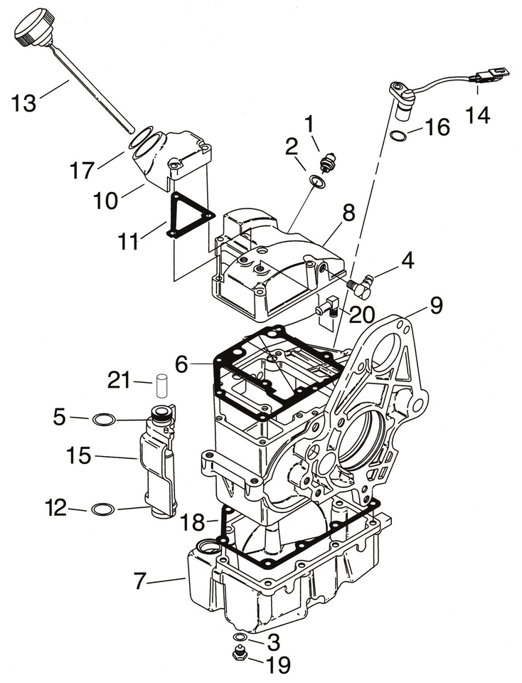 EVOLUTION SOFTAIL 5-SPEED TRANSMISSION HOUSINGS AND PARTS | Big Twin | Dyna | FX | FXR | RS | Softail | Sportster | Touring | Tube frame