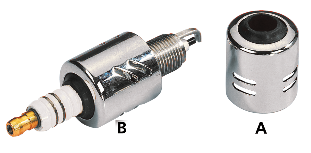 CHROME SPARK PLUG COVERS