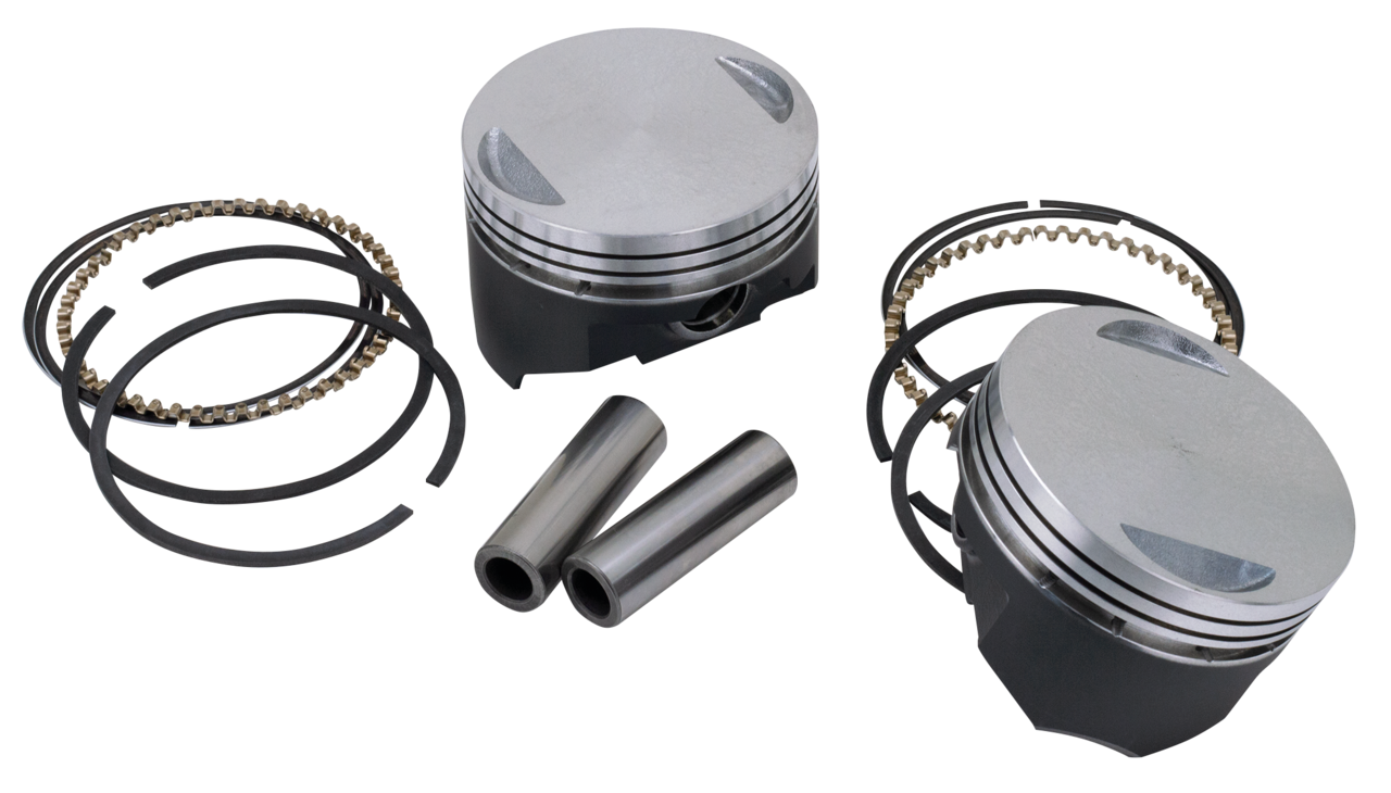 PISTON KIT FOR 96CI EVOLUTION BIG TWIN | Big Twin | Dyna | FX | FXR | Softail | Touring
