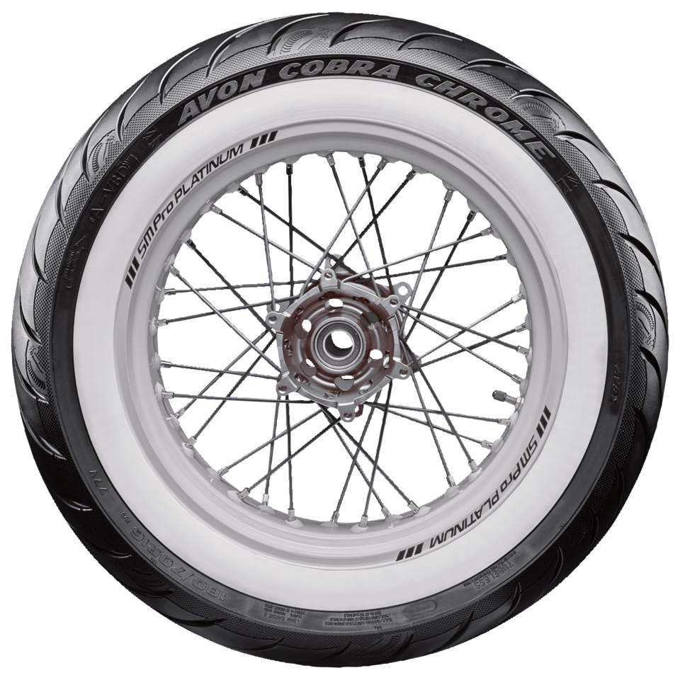 AVON COBRA CHROME TIRES | Big Twin | Dyna | Softail | Sportster | Touring | Trike