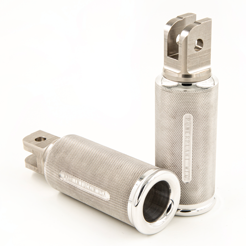 P16 POWERPLANT FOOT PEGS FOR MILWAUKEE EIGHT SOFTAIL | EV | RH Sportster | Softail