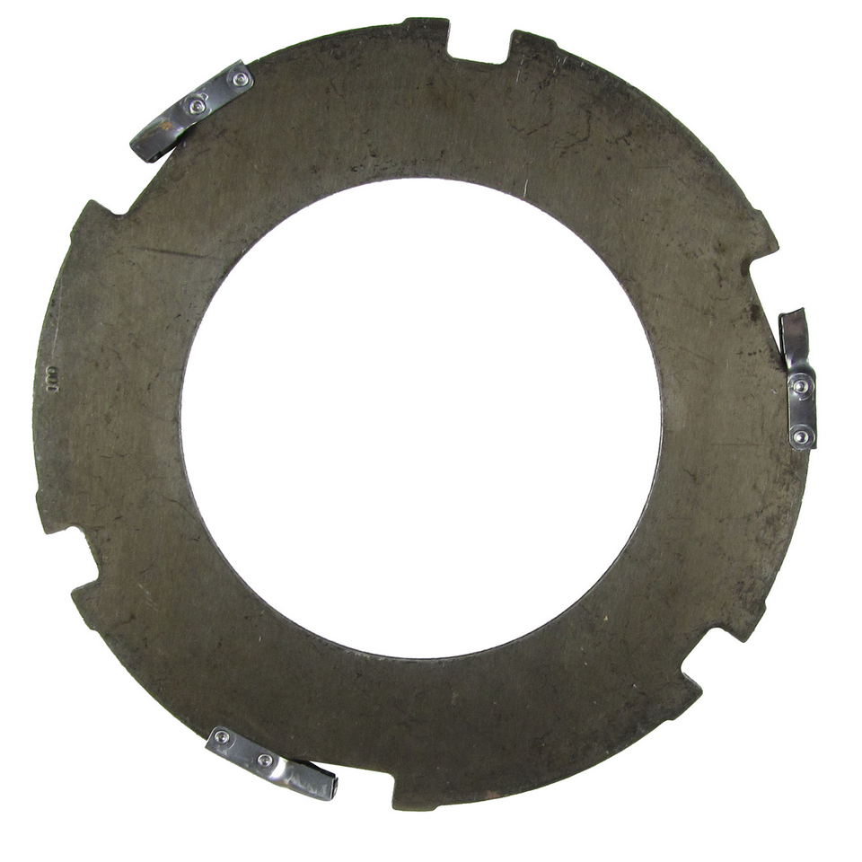 CLUTCH PARTS FOR 1936-EARLY 1984 BIG TWIN - Alto backing plate w/rivets BT41-83
Note: 1968-1984 clutch friction discs can be used in 1941-1967 models when installed with an extra steel plate ZPN232616. | Big Twin | FX | FXR | Touring