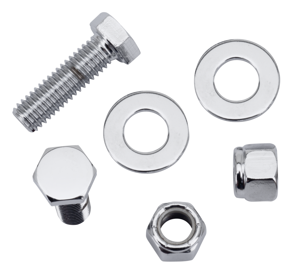 CHROME ENGINE STABILIZER SCREW KIT | Big Twin | Dyna | FX | FXR | Softail | Touring