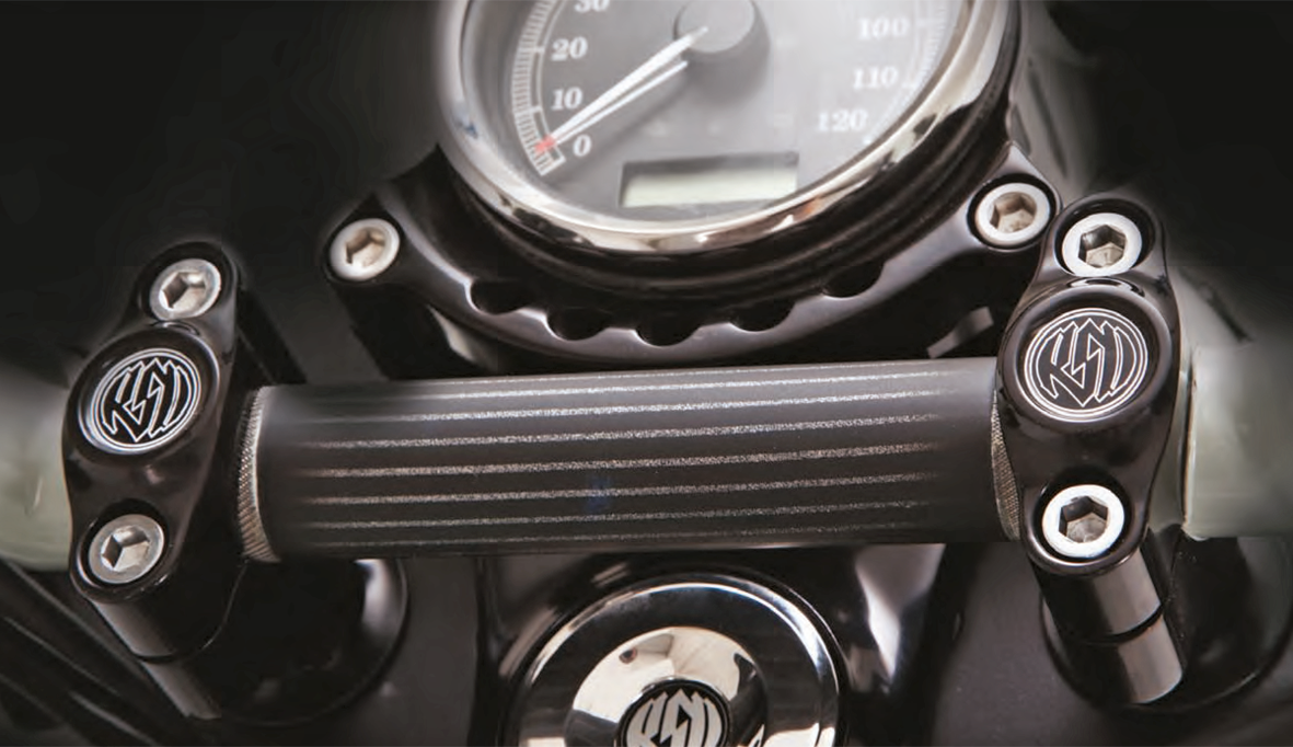 "ROLAND SANDS DESIGN" MOTO-X RISERS | Big Twin | Dyna | FX | FXR | Servi-Car | Softail | Sportster | Touring | Trike