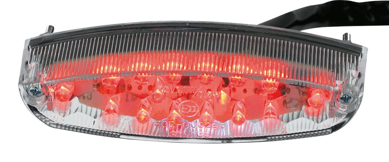 EU APPROVED UNIVERSAL LED CLEAR LENS TAILLIGHT
