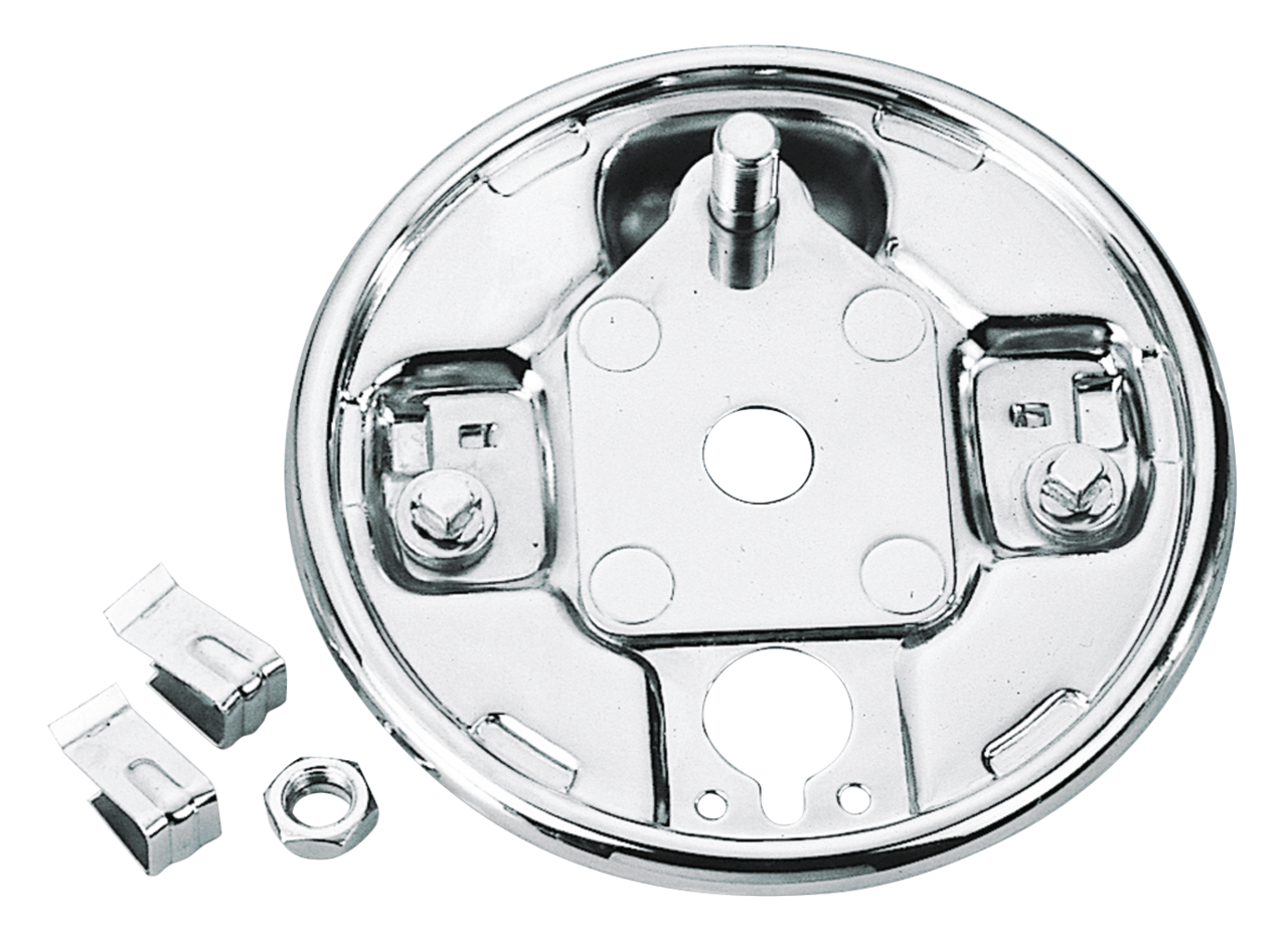 CHROME REAR BRAKE BACKING PLATES | Big Twin