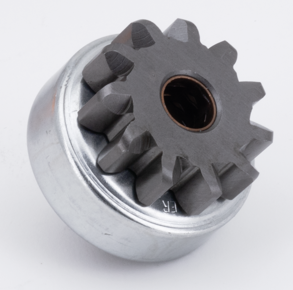 STARTER DRIVE GEAR - Made by Standard Motor Products
Extra strong "5 ramp" starter drive gears fit all Big Twin 1965-1988, and electric start Sportster 1967-1980 (OEM 31443-65A). | Big Twin | FX | FXR | Softail | Sportster | Touring