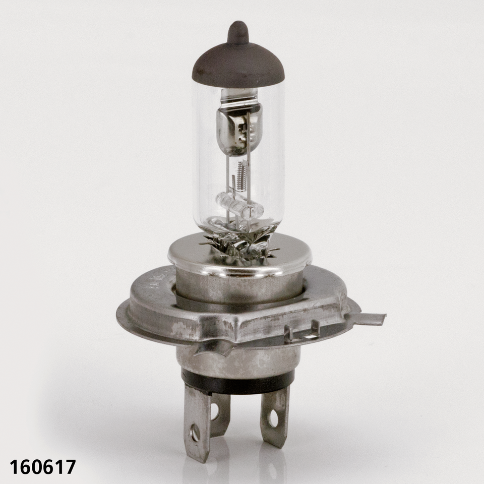 H4 BULB FOR HALOGEN HEADLIGHT - H4 bulb 55/100 Watt
Replacement bulbs for all H4 type light units. Resistant to vibration and shock. Specially designed and developed for motorcycle use.