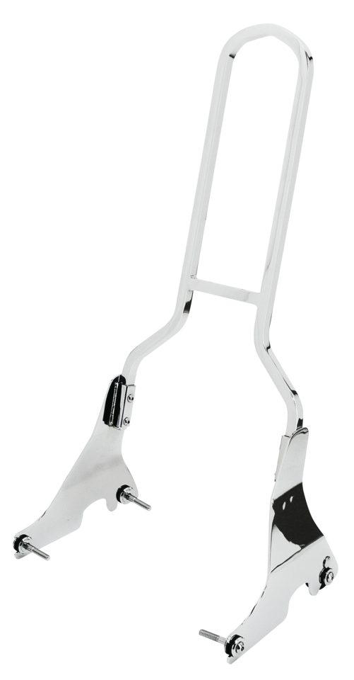 RIGID MOUNT LOW BOY SISSY BARS - Height: 41cm, Side Plates
Zodiac offers a complete line of very stylish, chrome plated sissy bars for almost all Harley-Davidson models. Side plates and uprights muts be ordered separately. | FX | Sportster