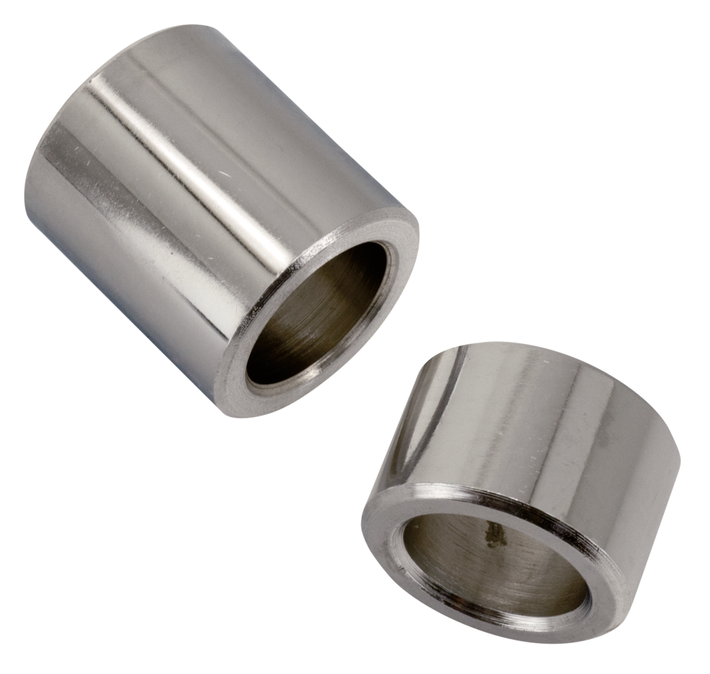 CHROME WHEEL SPACERS FOR 25MM FRONT AXLES | Dyna