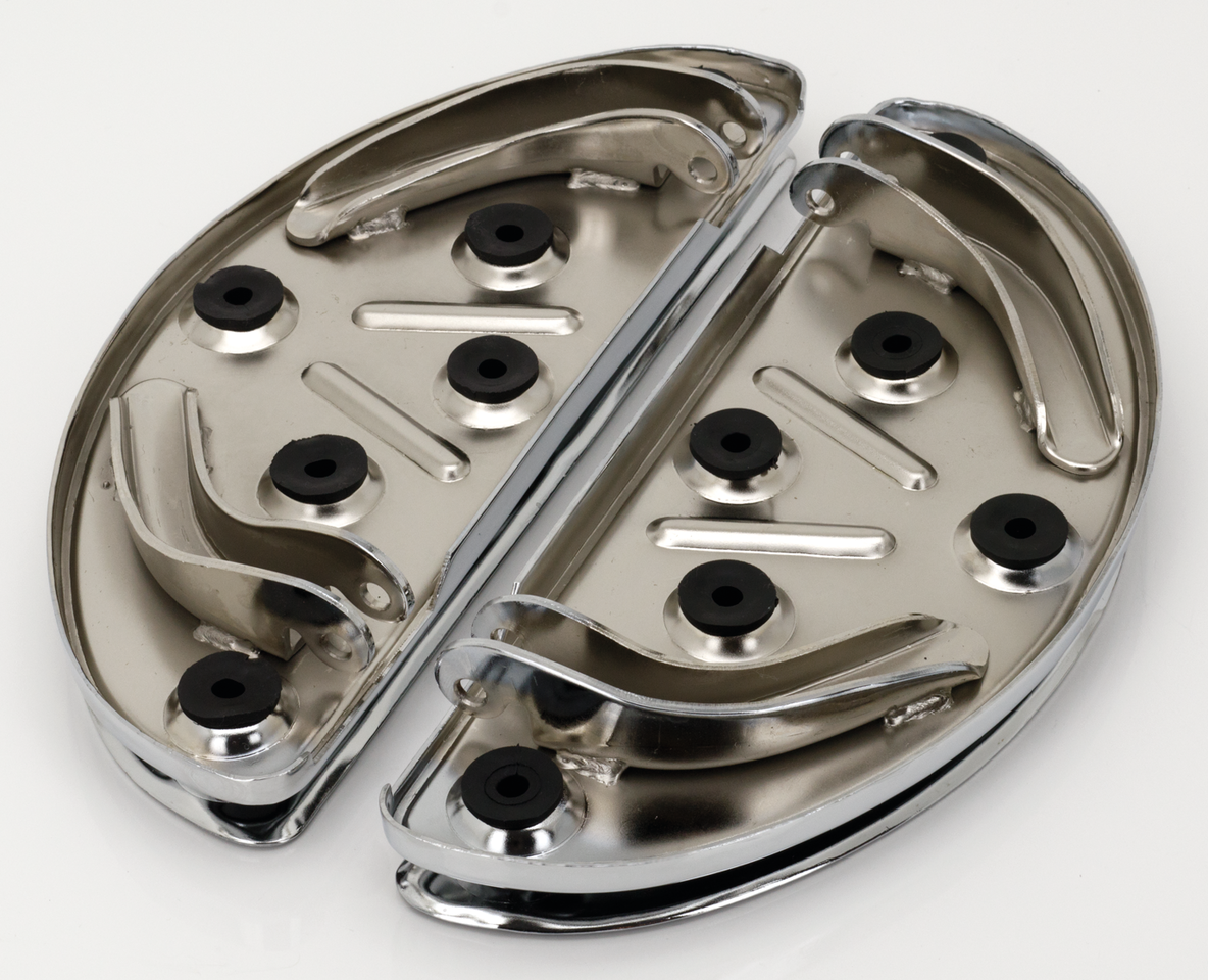 LATE MODEL "SHAKER" MOON DRIVER FLOORBOARDS | Dyna | Softail | Touring | Trike