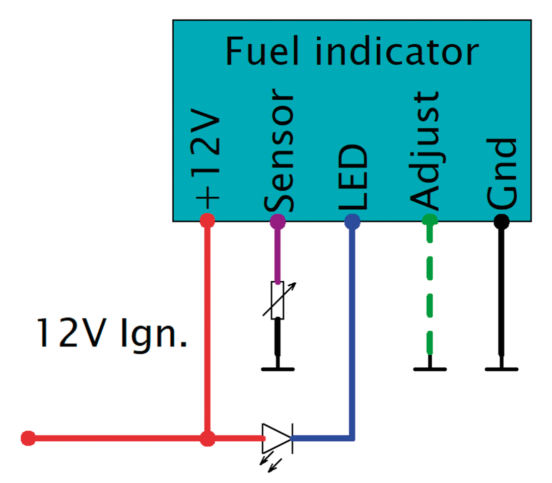 ELEKTRONIKBOX FUEL INDICATOR