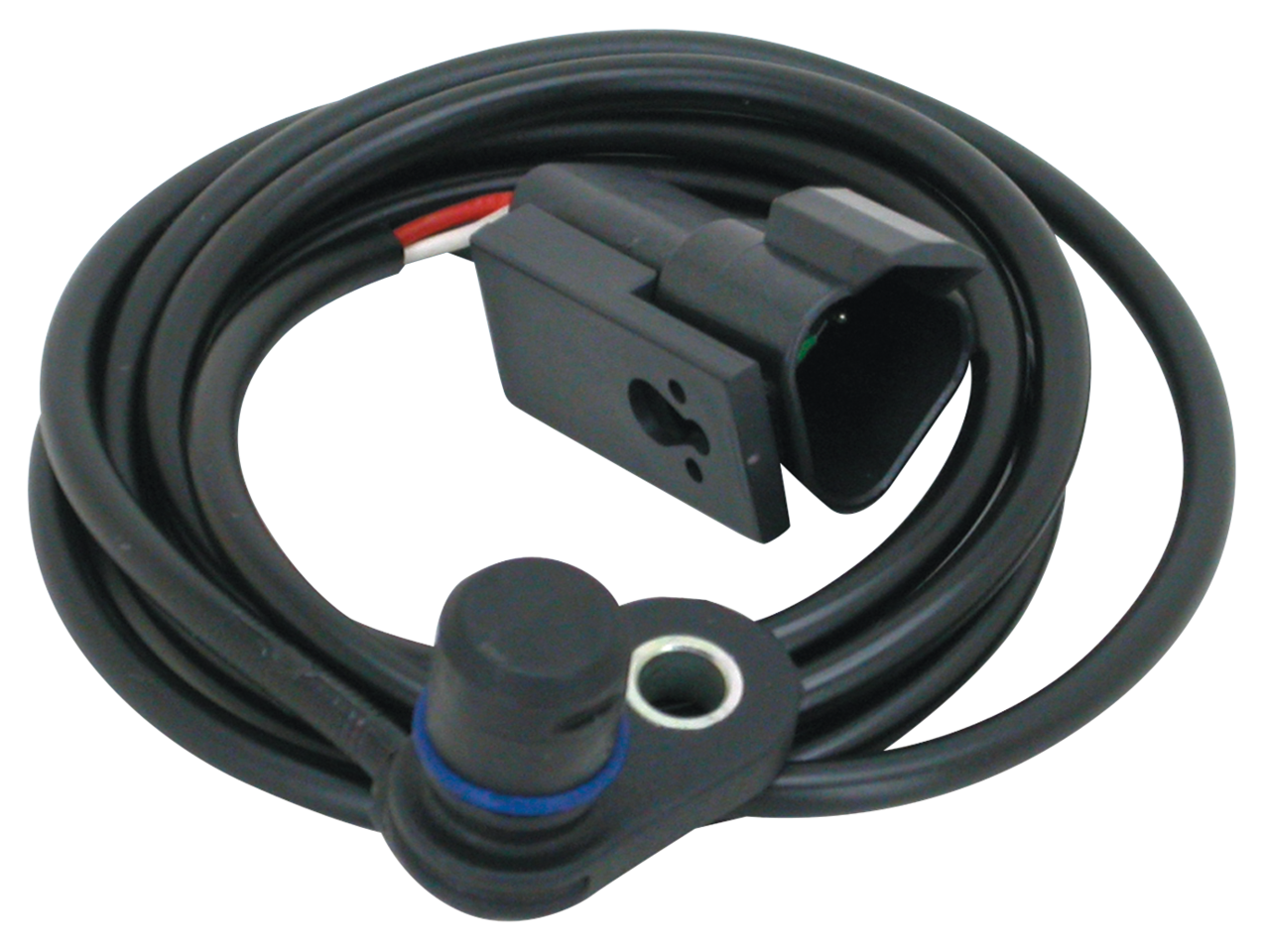 ELECTRONIC SPEED SENSORS - Fits 1996-1999 Softail, Speed sensor, Genuine Zodiac (OEM 74437-96B)
Stock replacement for the transmission mounted speed sensors come pre-wired with installed conectors. | Softail