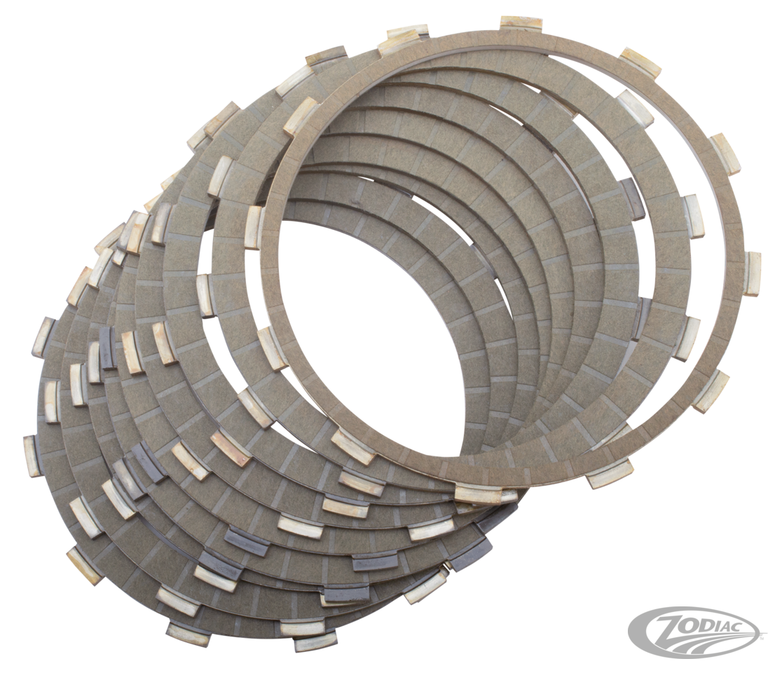 ZODIAC'S KEVLAR CLUTCH KIT | Dyna | FXR | RS | Softail | Sportster | Touring | Tube frame | XB