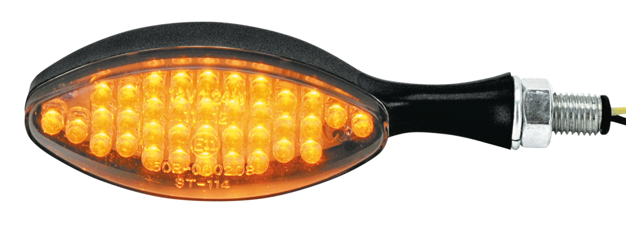 EU APPROVED BLACK LED TURN SIGNAL